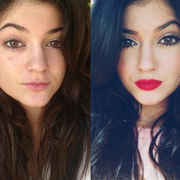 Kylie Jenner from Kardashians Without Makeup